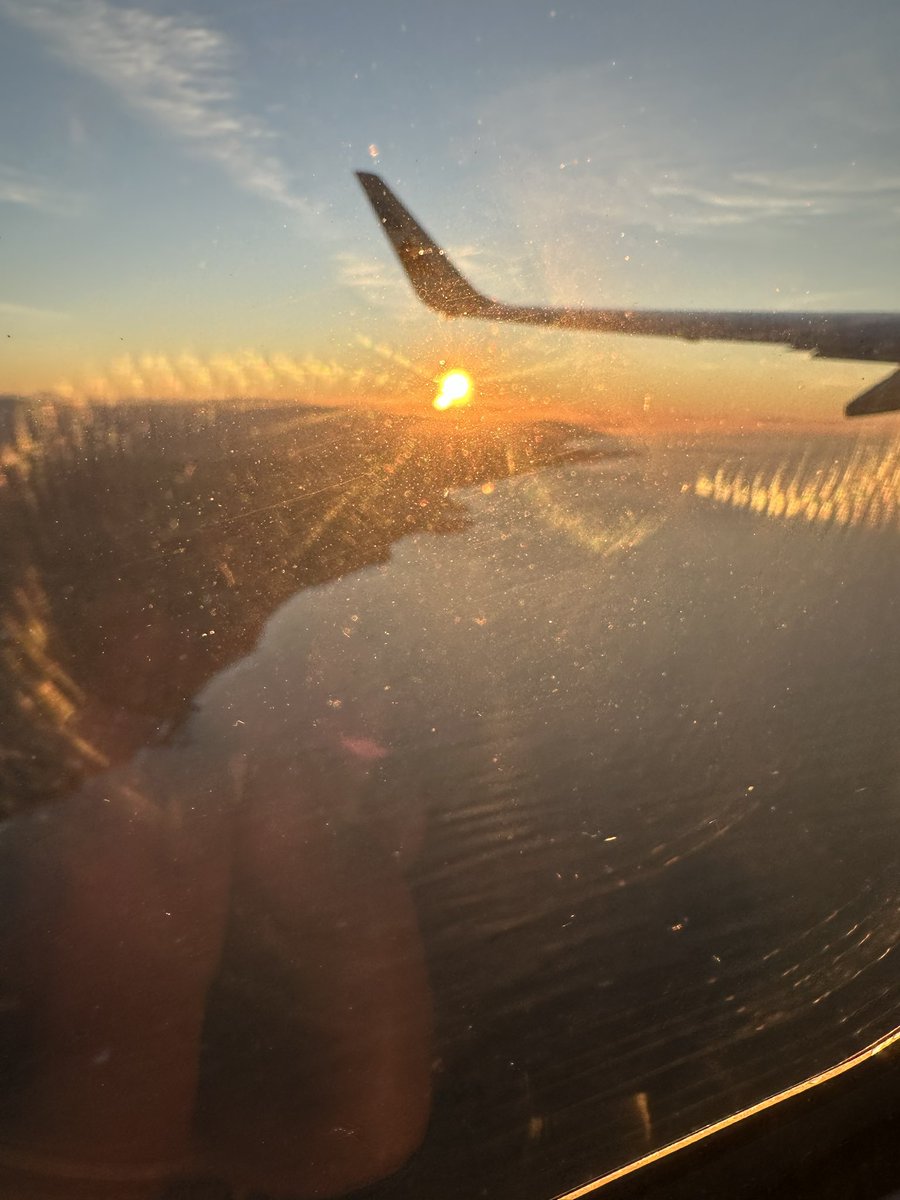 My “wheels up” view was better than most. Learning face on! #ABCA2024 <a href="/ABCA1945/">ABCA</a>