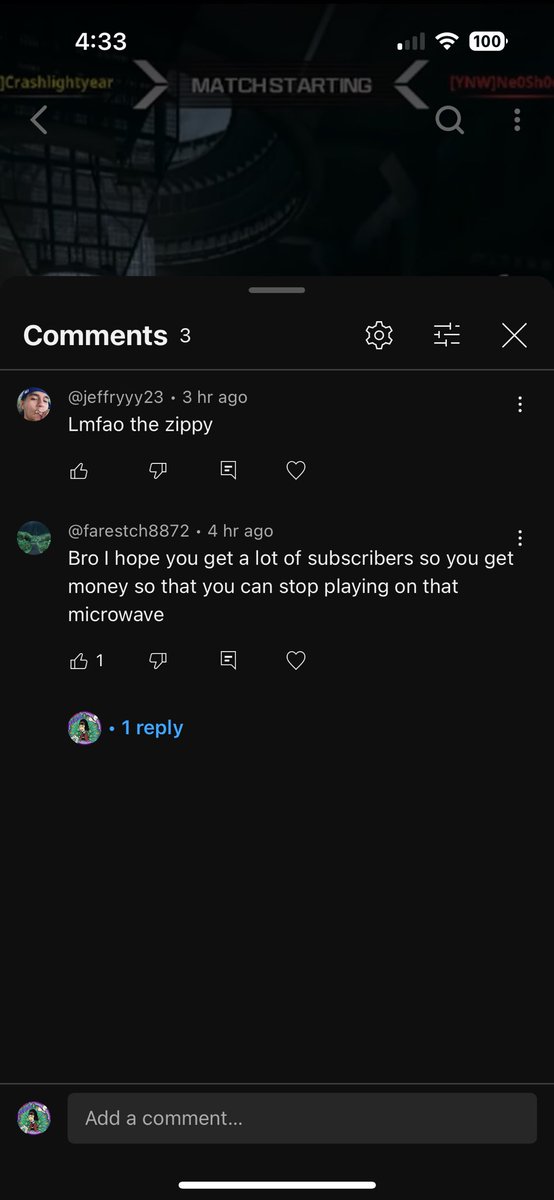YouTube comments lifting me up than smacking me down 
Thanks mate 😂