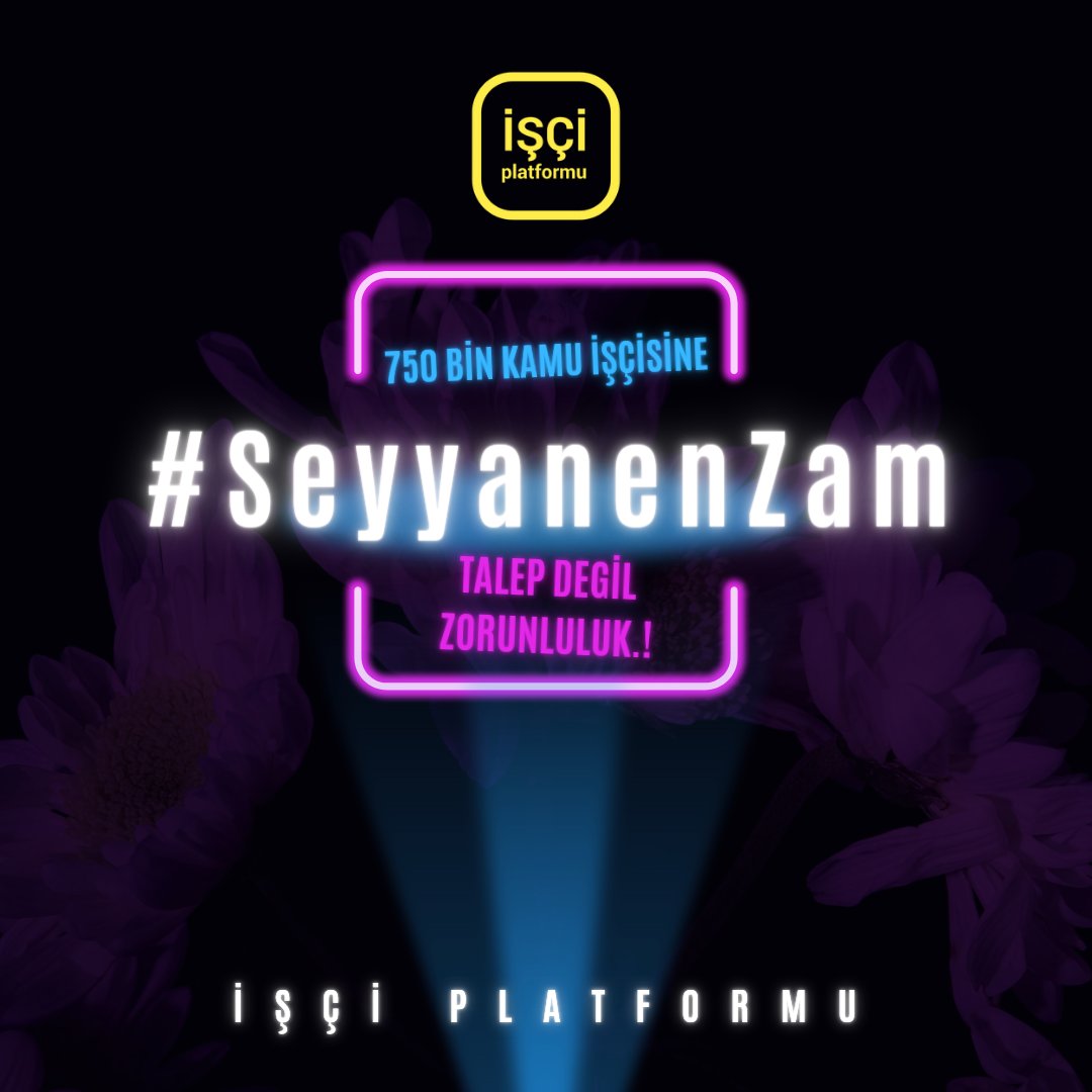 2023 Genel seçim vaatleri arasında olan ve memura verilen 8 Bin ₺ lik #SeyyanenZam mın bu yıl kapsamı genişletilerek işçilere de verilmesi gerekiyor. #İsciye8binSeyyanen