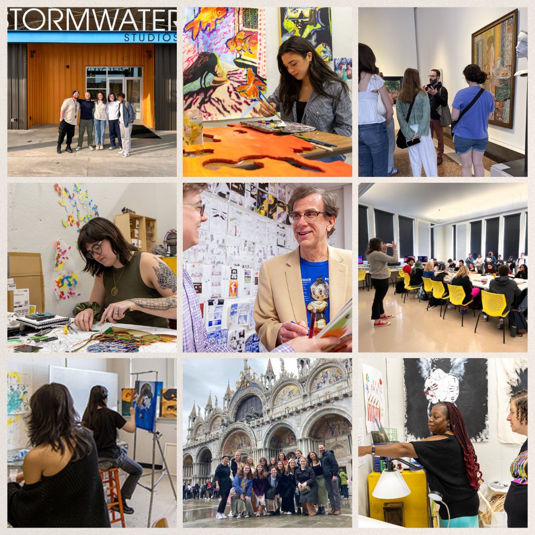 Reflecting on the highs of 2023 as we celebrate a new year and new semester. 💫

Here's to embracing creativity, experimentation, engaged learning, and the enrichment of life through art in 2024!