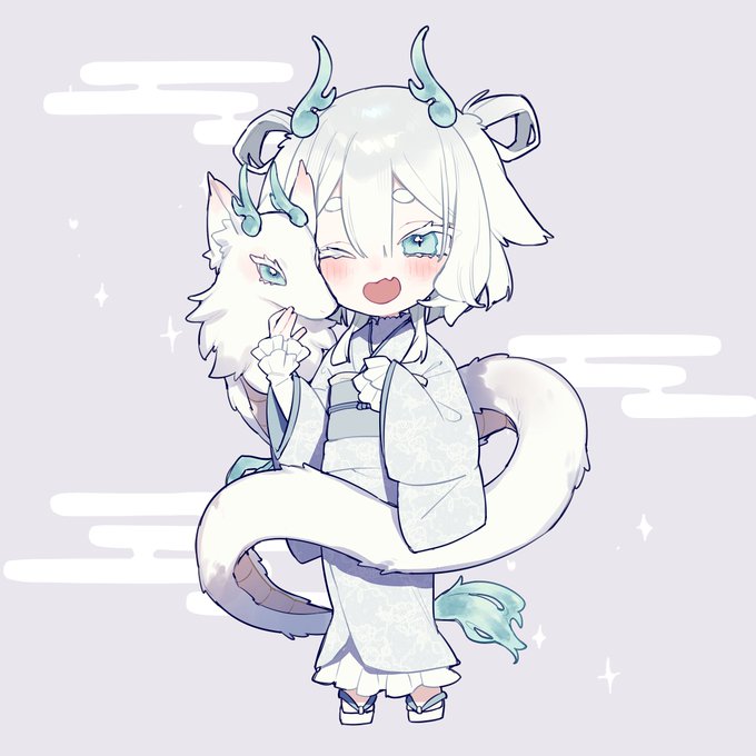 白龍姉妹🐉🤍💙