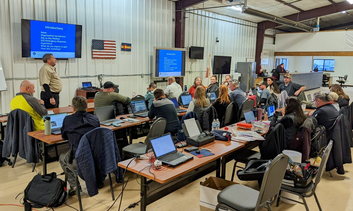 SaguacheOEM's tweet photo. SLV Emergency Managers, in partnership with JPK Consulting and the Colorado Division of Homeland Security and Emergency Management are thrilled to announce that our Logistics class in Alamosa today is at full capacity!
#ValleyStrong #StrongerTogether #COReady #Logistics https://t.co/kA6Dhqq8jX
