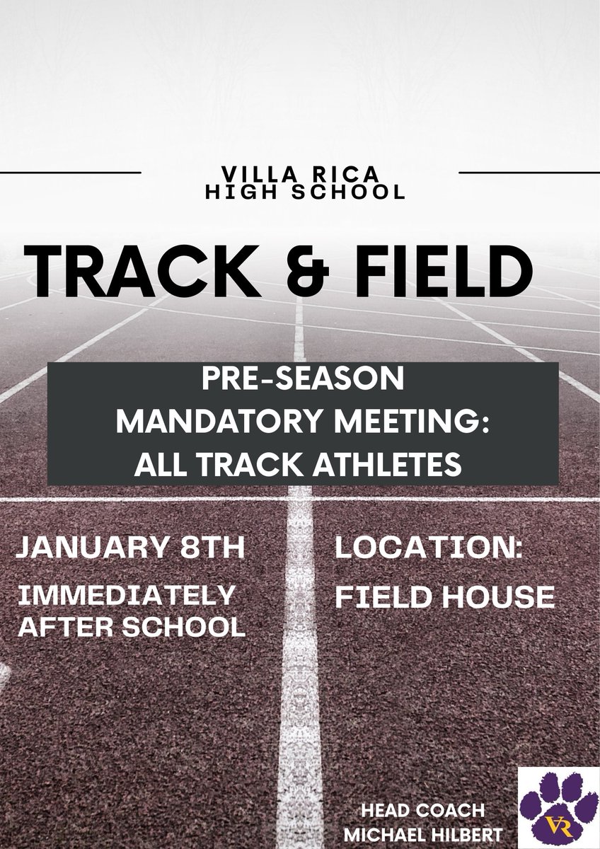 Villa Rica High School Track and Field (@vrtrackandfield) on Twitter photo 
