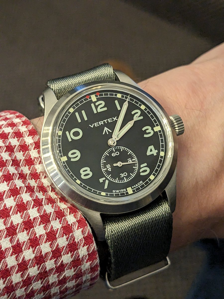 This time next week we're taking our members into the Vertex HQ in London's Mayfair. We'll see their whole range, learn about their history and explore what it means to make a military-inspired watch. This event is small and intimate and will be great fun!