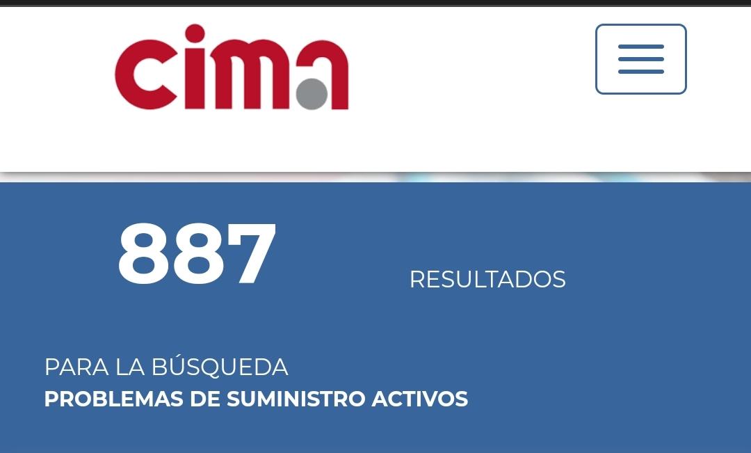 farmainforma's tweet photo. @ldpsincomplejos Ahora mismo hay 877 referencias de medicamentos sin llegar a los pacientes, lo que significa que diariamente tenemos miles de pacientes a los que no podemos entregar su medicación, y por lo tanto no están tratando su enfermedad #españasinmeficamentos captura de imagen de ahora https://t.co/tJs9YQuaj6