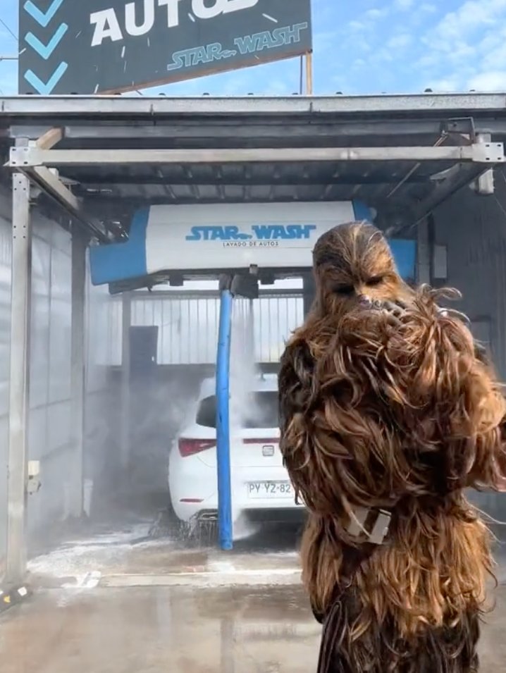 Dexerto's tweet photo. Disney is suing to stop a Star Wars themed car wash called “Star Wash” in Chile https://t.co/WThCFIh30d