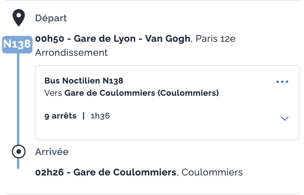 PoteletParisien's tweet photo. Comment aller jusqu'à Coulommiers maintenant que le #N138 est supprimé.
Y a un changement à #MLV attendre 20 minutes et prendre  #Express17. Cette ligne a ete renforcé pour l'occasion on gagne des départs toute la nuit mais un trajet rallonger de 40 minutes
comparatif avant/après https://t.co/GMlWSQmMah