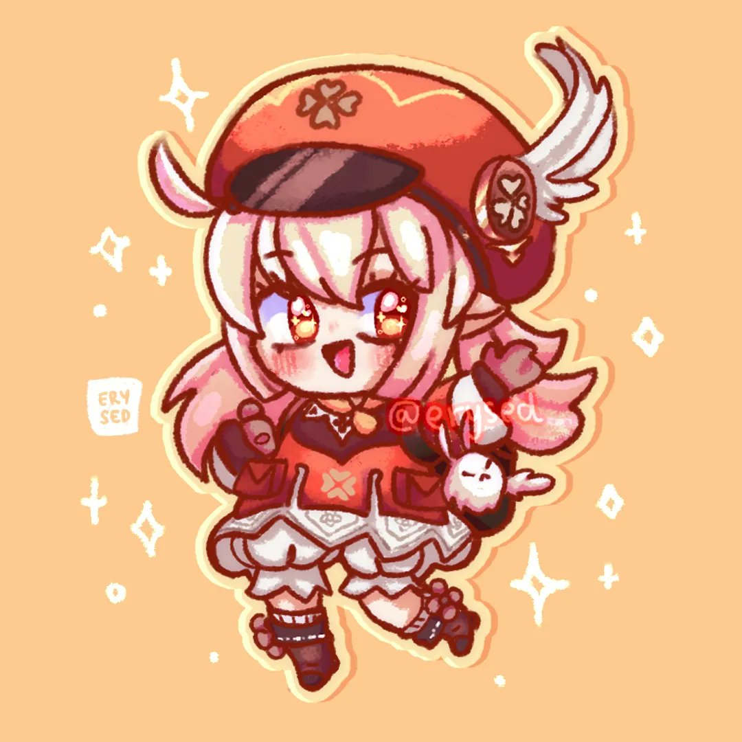 _erysed_'s tweet photo. klee ! ❤️💥 #原神 #GenshinImpact #hoyoverse #fanart #klee https://t.co/ROneBKksaZ