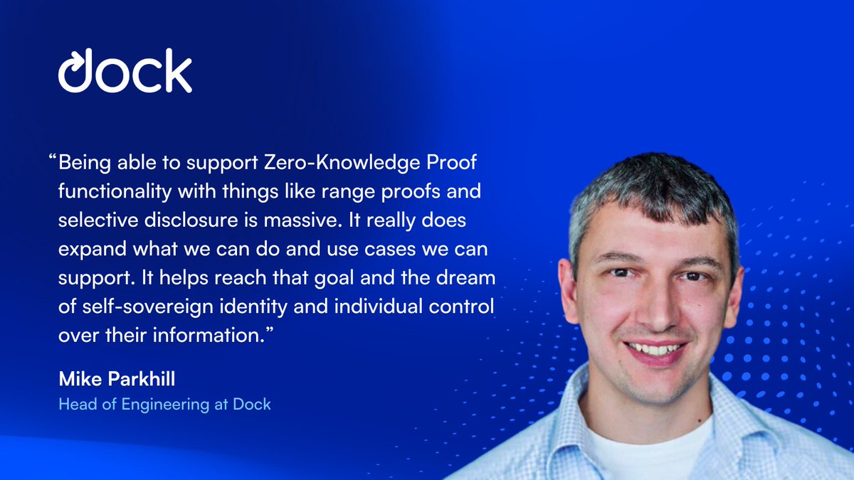 dock_labs's tweet image. 🔥🔥 Dock’s platform is built with privacy at its core. Our #ZeroKnowledgeProof technology empowers organizations to securely verify data in a way that gives users full control of their information. 🔥🔥

Learn more: dock.io/feature/zero-k…