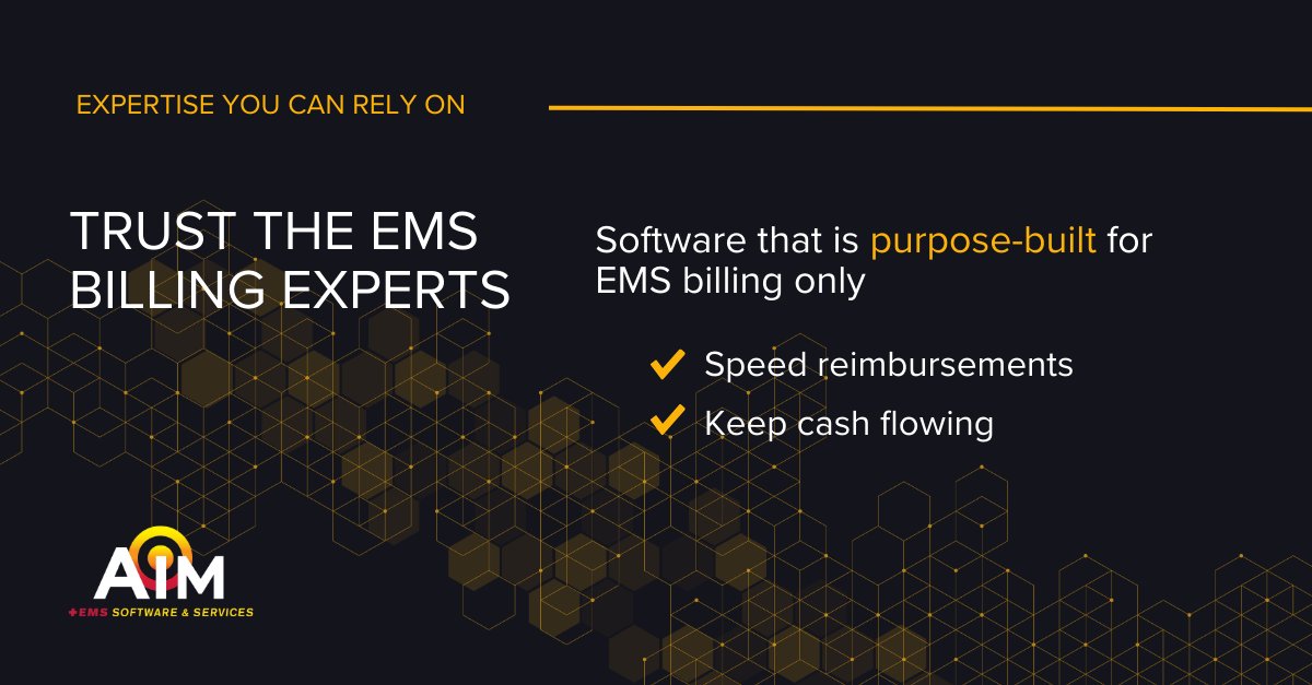 AIM software is tailor-made for EMS billing with features designed to ...