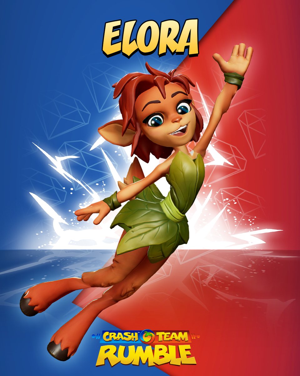 Elora the Faun joins the #CrashTeamRumble hero roster. Unlock and play as Elora in the early access event TODAY!