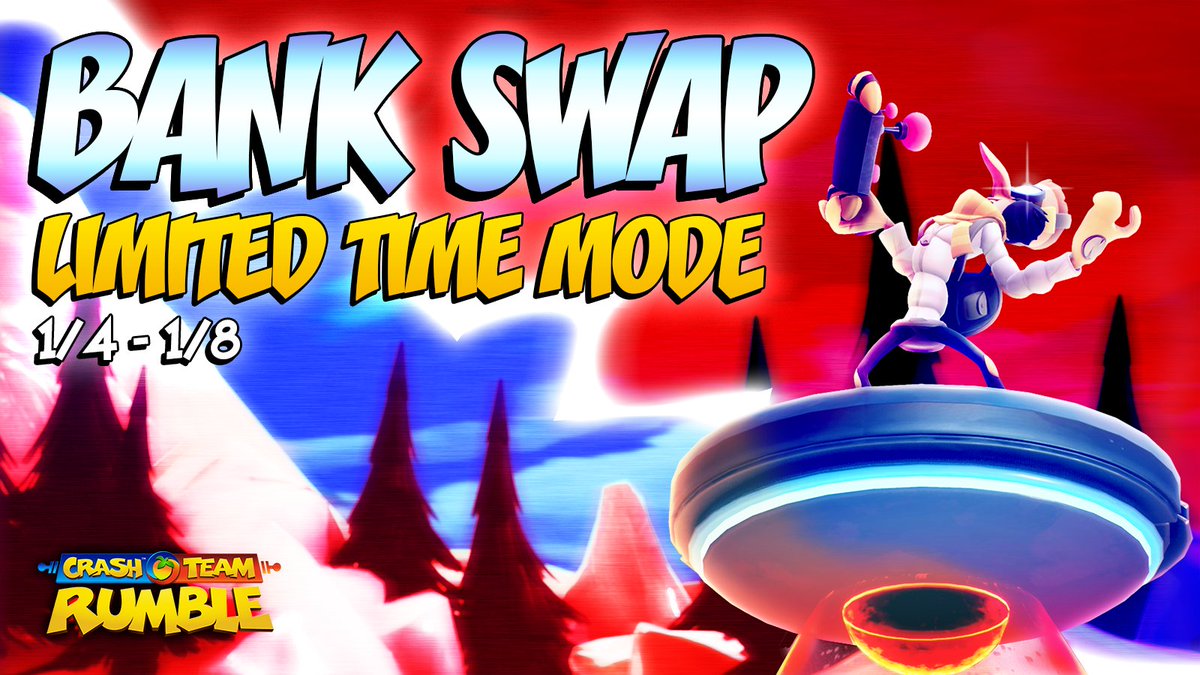 This weekend, bank on some madness! Cash out some Battlepass XP by earning any badges while playing Bank Swap! Plus, earn some sweet loot by completing special challenges. 🎉