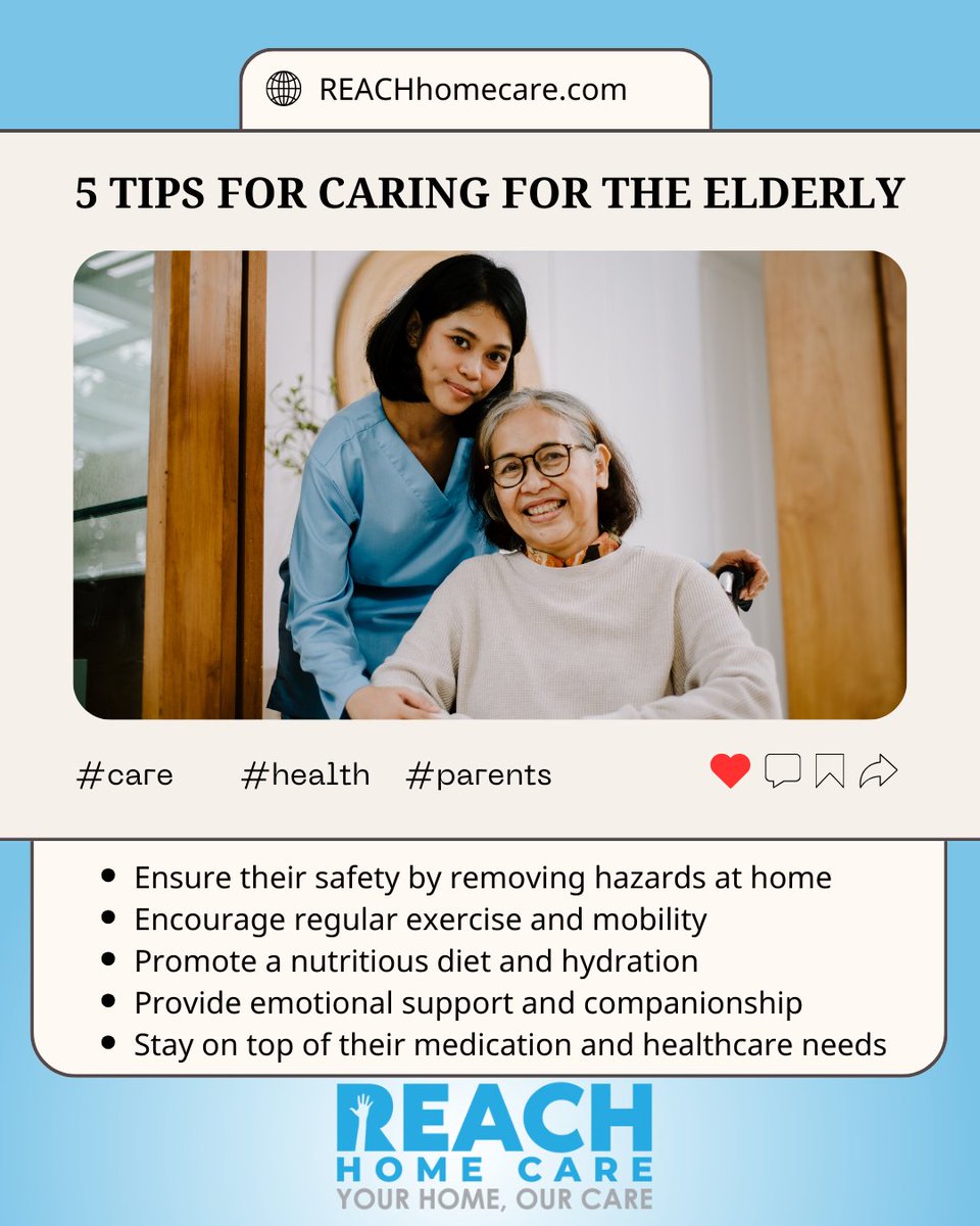 Need some tips? REACH home care has your back!