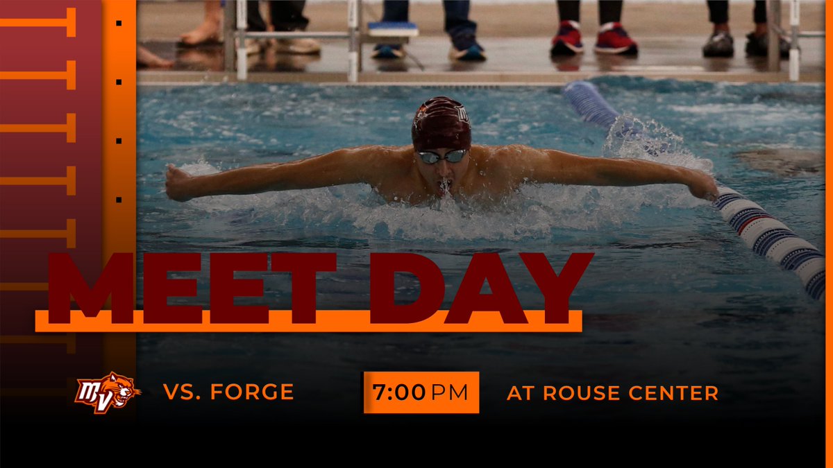 MVHS_SPORTS's tweet photo. Swim team is back in the pool tonight against Forge at the Rouse Center! #ViewPride @MVHS_Swimming https://t.co/4mc9SUihE3