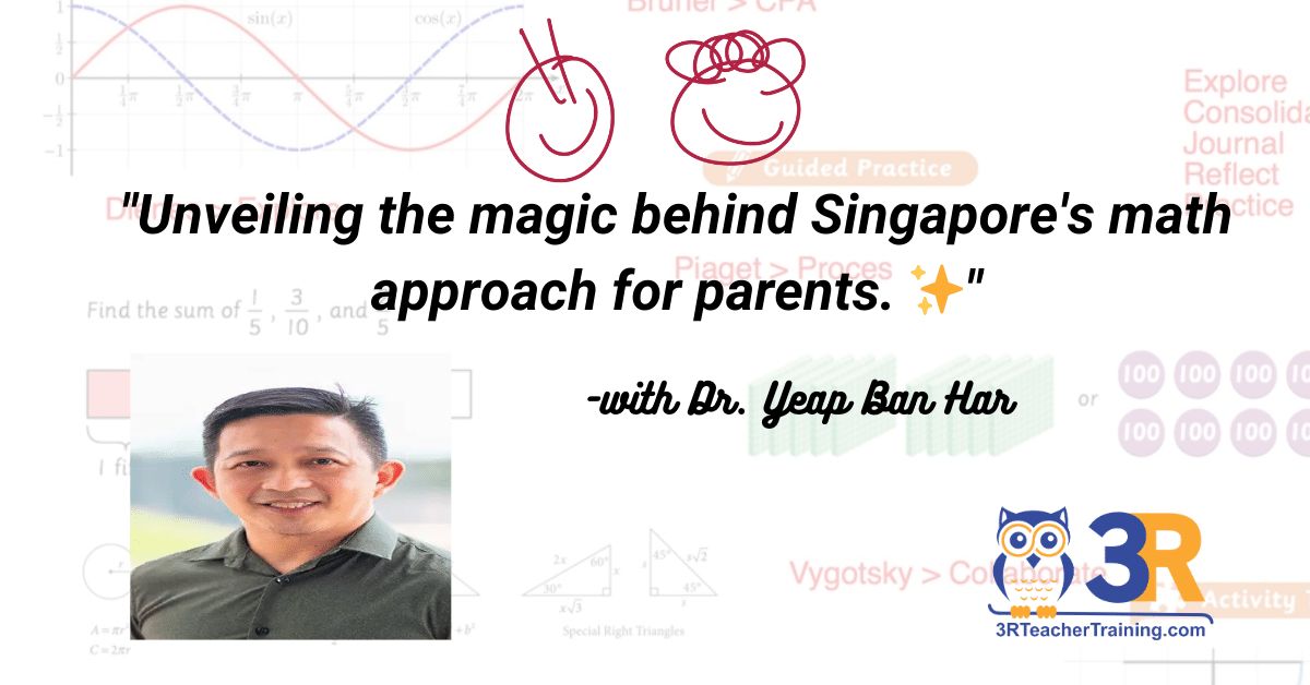 3RTeacherTrain's tweet image. The beauty of the Singapore math method lies in its simplicity and relatability. Teachers, to confidently discuss this with parents, click below and dive into our explanatory video. #SimplifiedMath #ParentTeacherConnect #3RTeacherTraining 3rteachertraining.com/demystifying-s…