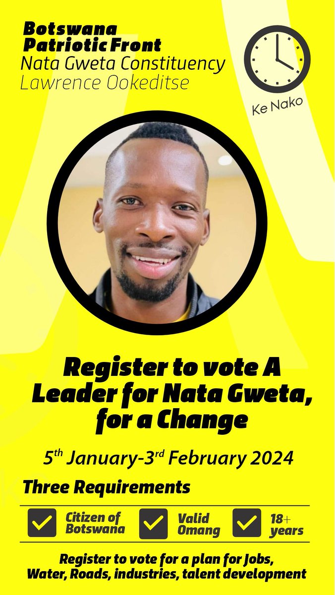 To all young people of our homeland;
You suffer the most. Save yourselves! Register to vote! 
 #BPFoftheUDC