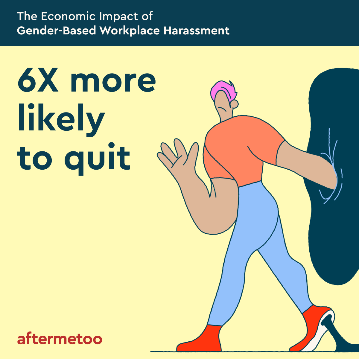 aftermetoo's tweet image. 6️⃣ Times More Likely to Quit! People who report experiencing sexual harassment are over six times more likely to leave their jobs prematurely than people who do not. It's time to change this narrative.

#Aftermetoo #WorkplaceEquality