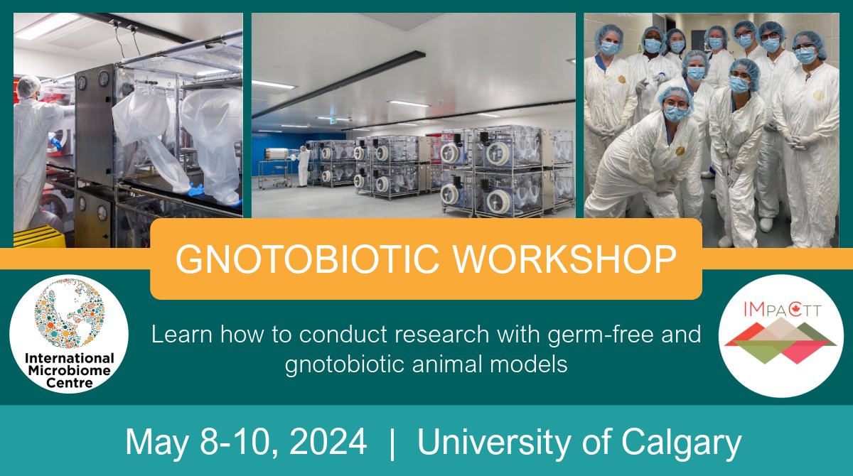 Applications are OPEN for our Gnotobiotic Workshop, happening May 8-10, 2024 <a href="/UCalgary/">U Calgary</a>! Head to our website for details, and don't wait to apply because space is extremely limited! impactt-microbiome.ca/gnotobiotic-wo…
