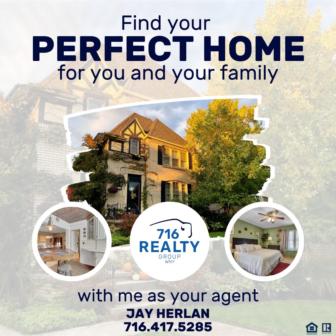 We believe that finding your dream home is about more than just the property.
It's about finding a place that reflects who you are. Let's find it 
#FindYourHome #realestateagent #propertylisting #716RealtyGroupWNY #BuffaloBrokerage