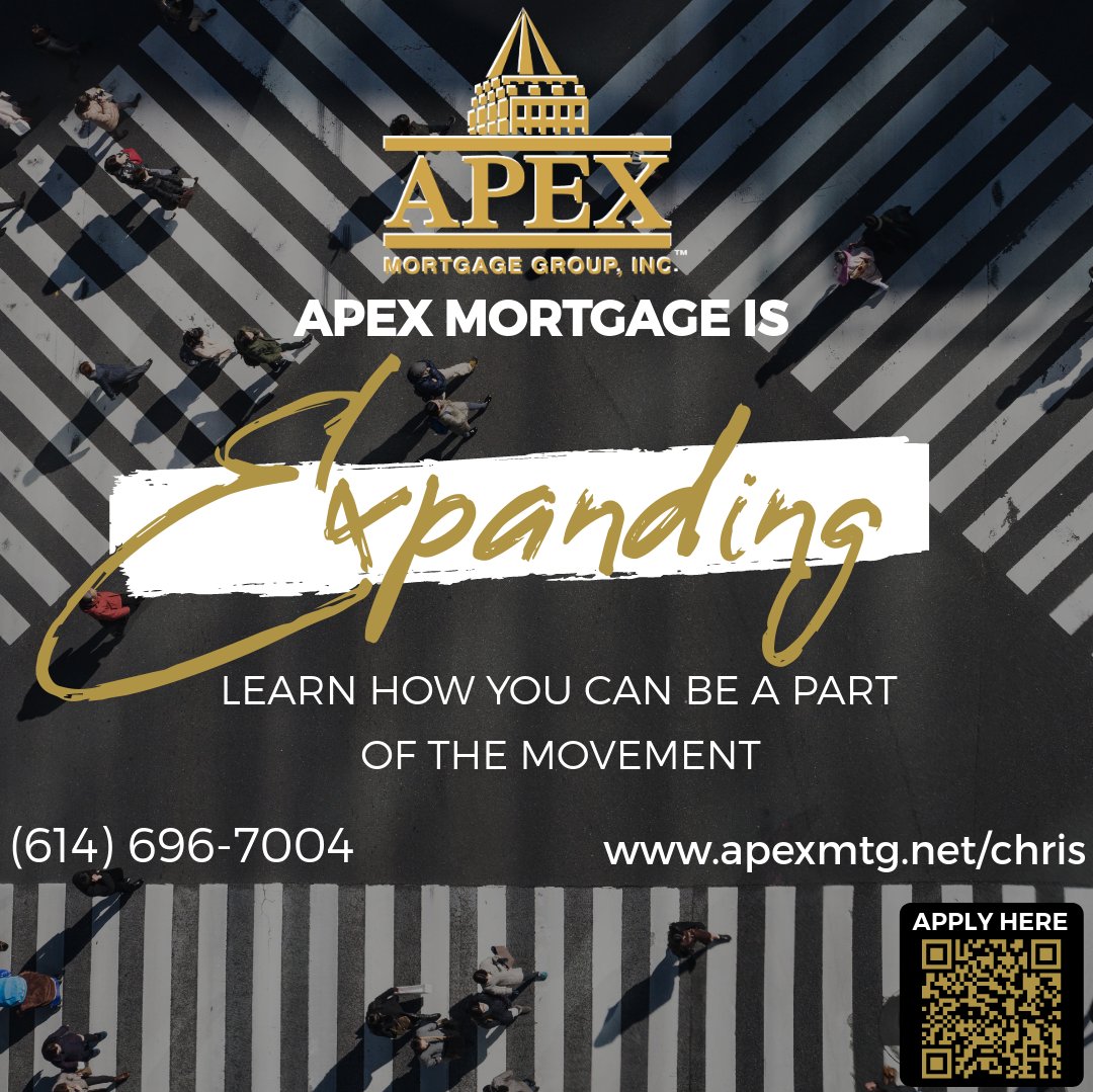 Apex Mortgage Group is committed to providing loan officers with the best products, technology, support, and leadership on a consistent basis. Your professional and personal growth is the measurement of our success. #JoinAMG #TimeKillsDeals #StrongerTogether