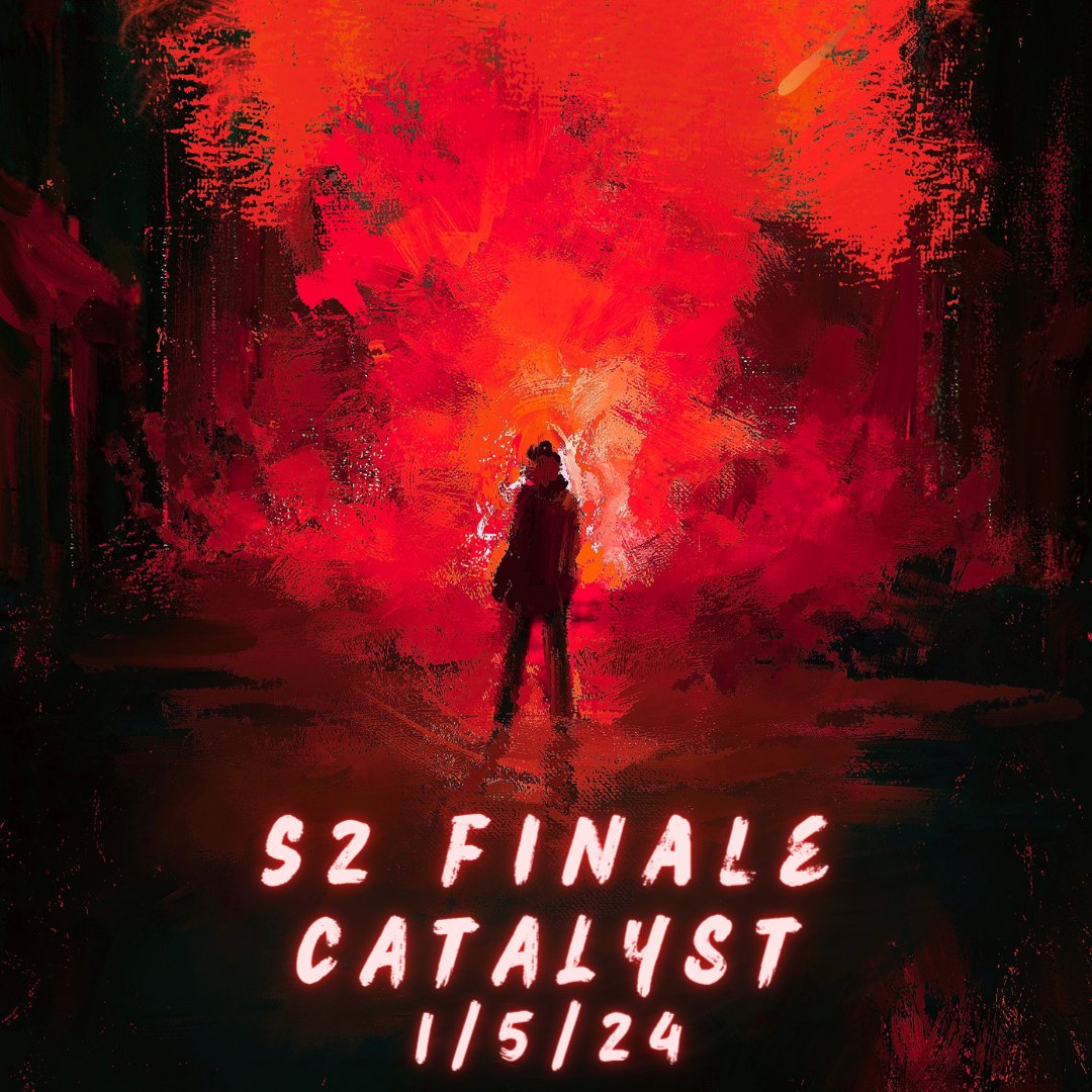 Out tomorrow...👀

We know we haven't been active in a while, so if you see us in your queue, we'd really appreciate it if you'd interact with us, and give us a listen. 

Season 2 Finale | Catalyst out tomorrow...

📷#meteorcitypod #meteorcity #checkyourqueue