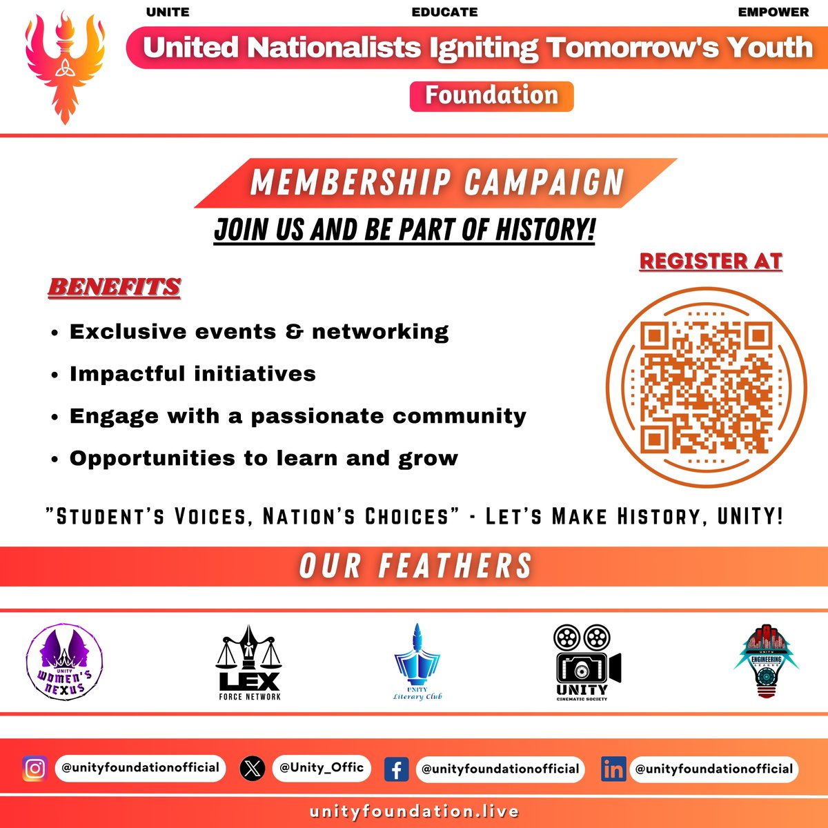 Unity_Offic's tweet photo. Join Unity Foundation's collaborative journey for impact! Doors open for membership on Jan 5th.
Membership form link :
https://t.co/PA0pxDlJBA
Together, let's unite hearts, educate minds, and empower lives. Stay tuned for exciting details!
#UNITYFoundation #UNITYMembership https://t.co/2TIAYw4CjC