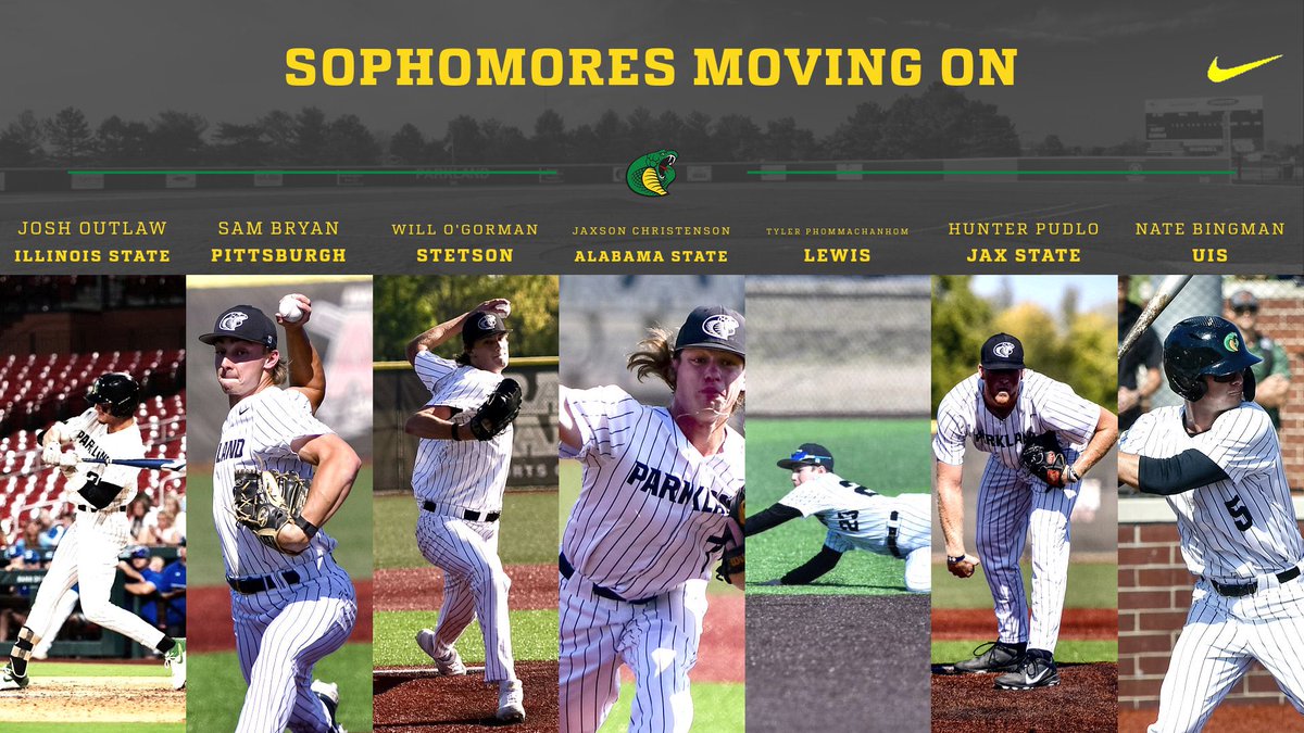 7️⃣ of our Sophomores found their future home this Fall. We are excited to see our team back on campus next week! Be sure to stay tuned for our full Spring schedule release on Saturday! #Cobras🐍