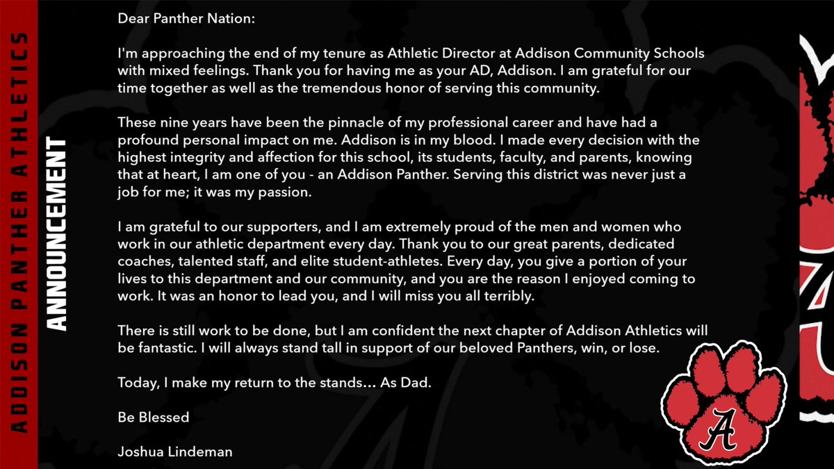 Addison AD tweet media