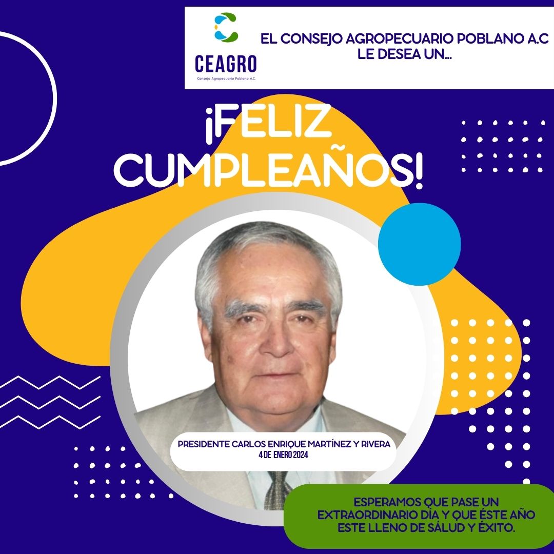 Excelente día y que lo pases con todos sus seres queridos. Muchas felicidades a nuestro Presidente Carlos Enrique Martinez y Rivera.
