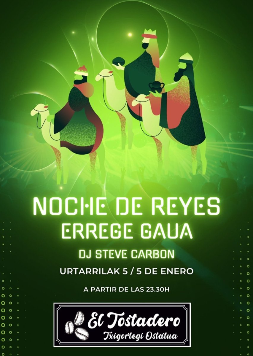 Mañana estaré poniendo unos temitas para amenizar la espera de los Reyes Magos de Oriente.
A partir de las 23h30 en El Tostadero, c/Mayor , Irun.