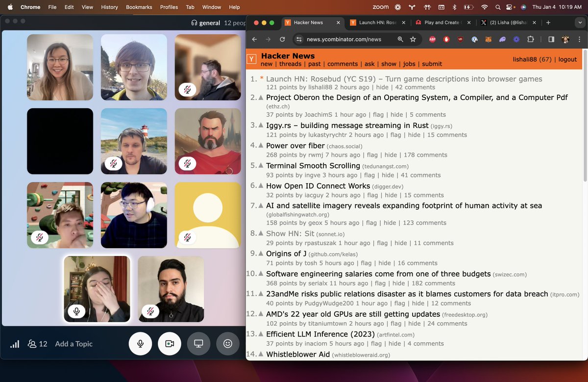 lishali88's tweet photo. 🌹Hackernews #1 !!!!! 🚀 @Rosebud_AI  https://t.co/OKQBgkUNOt https://t.co/DwlGDPq3fS