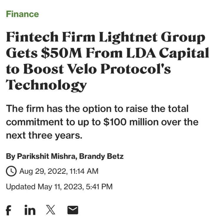 Loading up more $VELO
I feel too underexposed to it, I mean this should speak for itself 🤷🏽‍♂️
<a href="/veloprotocol/">Velo Official</a>
