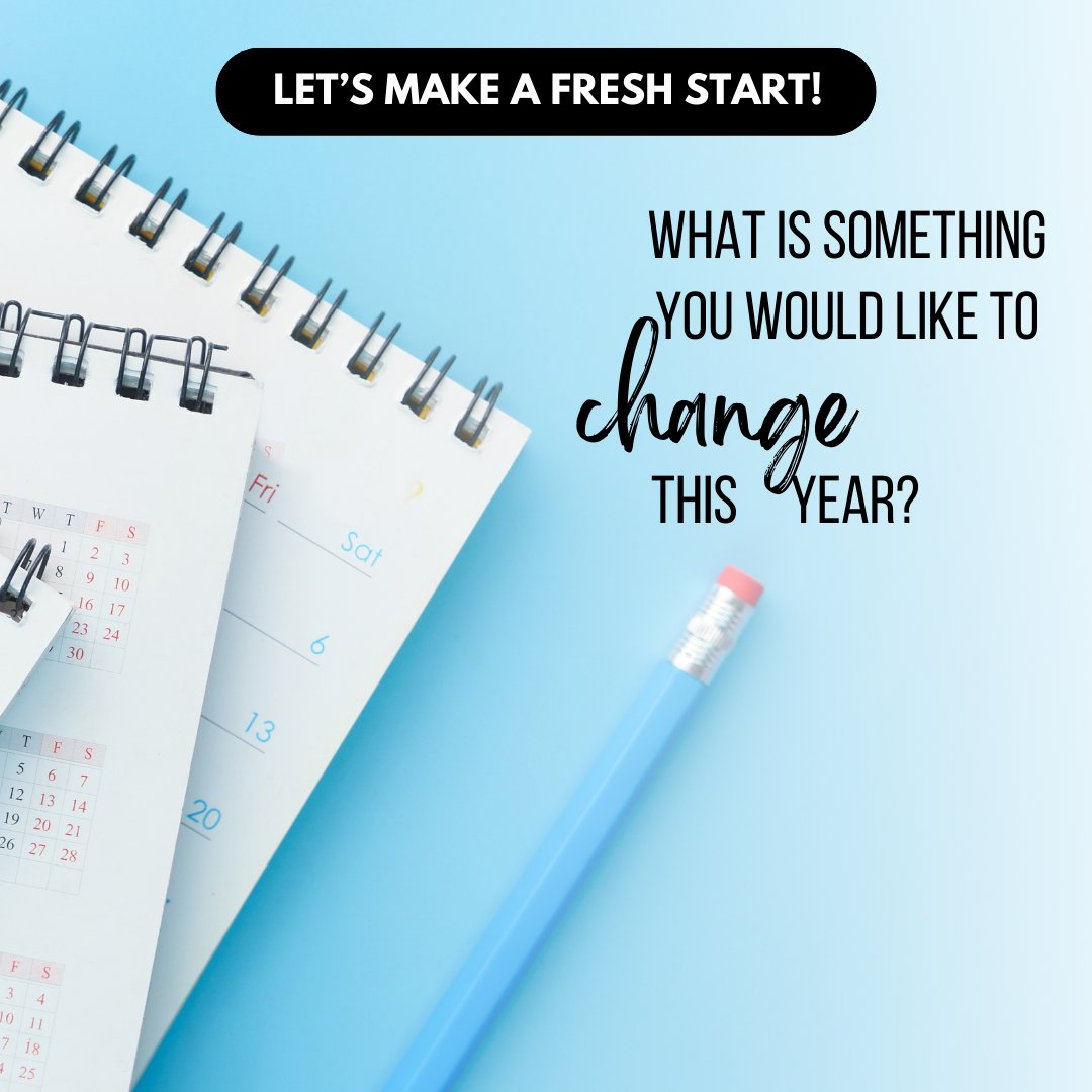 What's one thing you're looking to change or improve this year? How is 2024 going to be a year of positive changes? #NewYearChanges #2024Goals #PositiveChange