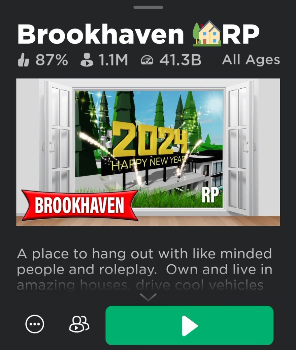 Iloveburgers420's tweet photo. Logged into Roblox after a long time and see this

Mate this game needs to be stopped
41.3 billion visits is crazy

What's crazier is the 1.1 million people playing RN

#Bringbackoldroblox https://t.co/DoULd1rjfQ