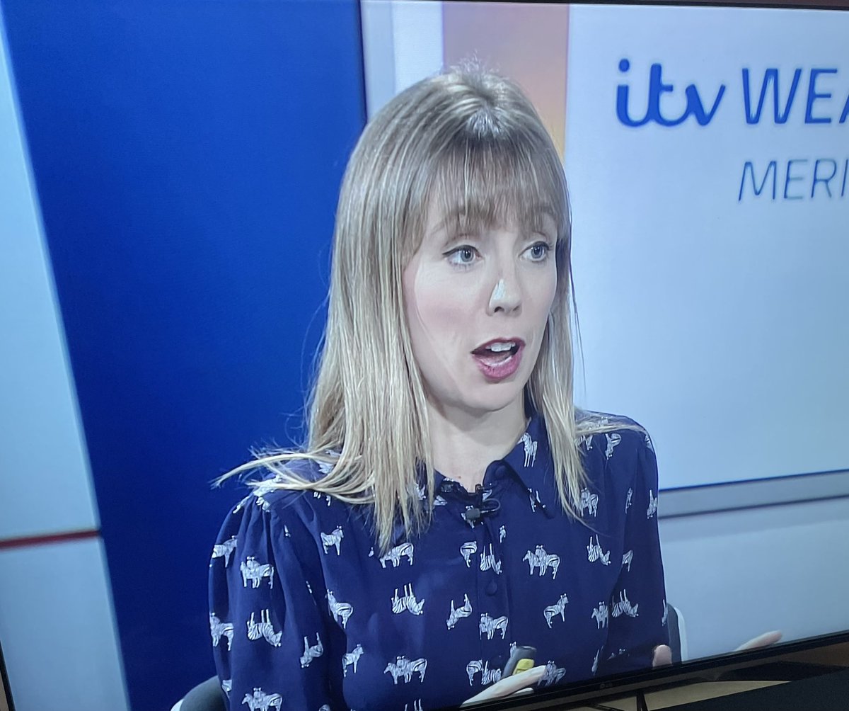 Are those humping zebras on her blouse?! 🤔🫤🦓😂
 #ITVNews #ITVNewsMeridian #ITVMeridian