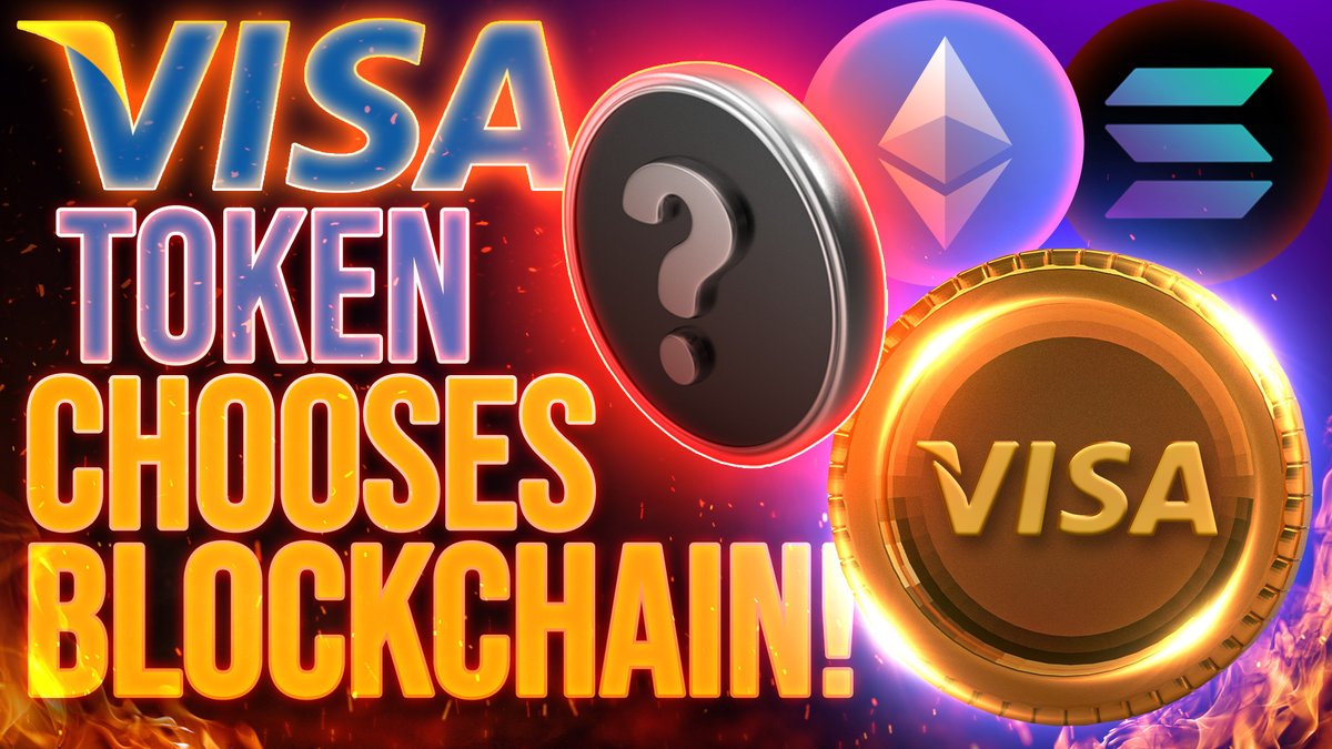 Visa chooses SHOCKING blockchain... and it's NOT #ETH or #SOL??😱 WATCH👉youtu.be/_T4Gcu8-cTE #Visa @blockv_io @SmartMedia_Tech @Reeve_Collins $VEE $ETH $SOL #Web3