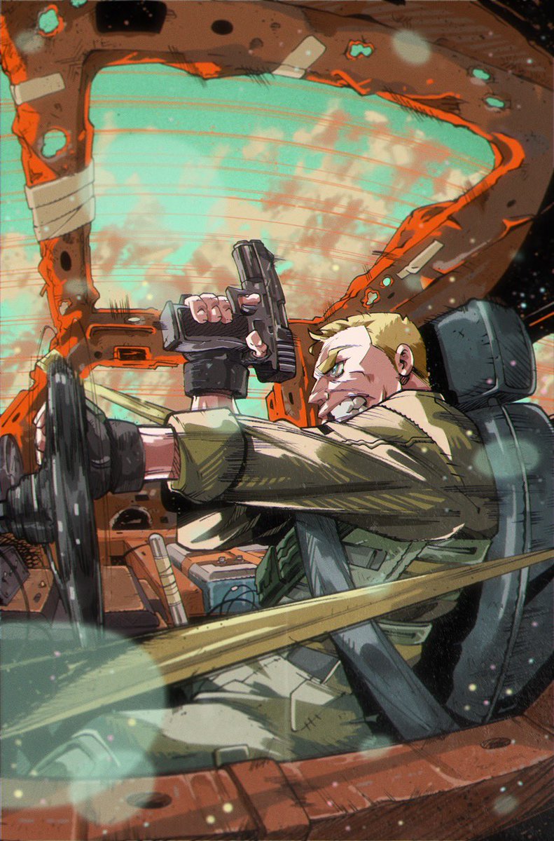 RLopezOrtiz's tweet photo. My variant cover to Duke#2 for my boy @tomreillyart. Written by @Williamson_Josh https://t.co/QDhL0p2ite