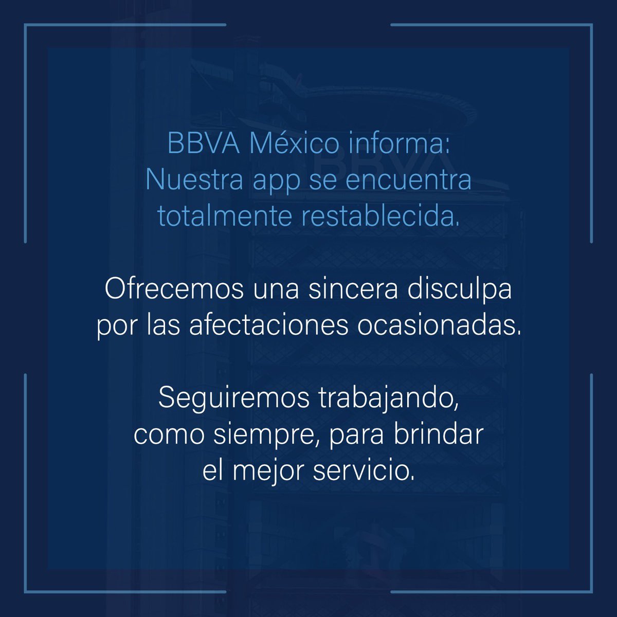 BBVA_Mex's tweet photo. ¡Aviso importante! https://t.co/pZlTu30Lcq