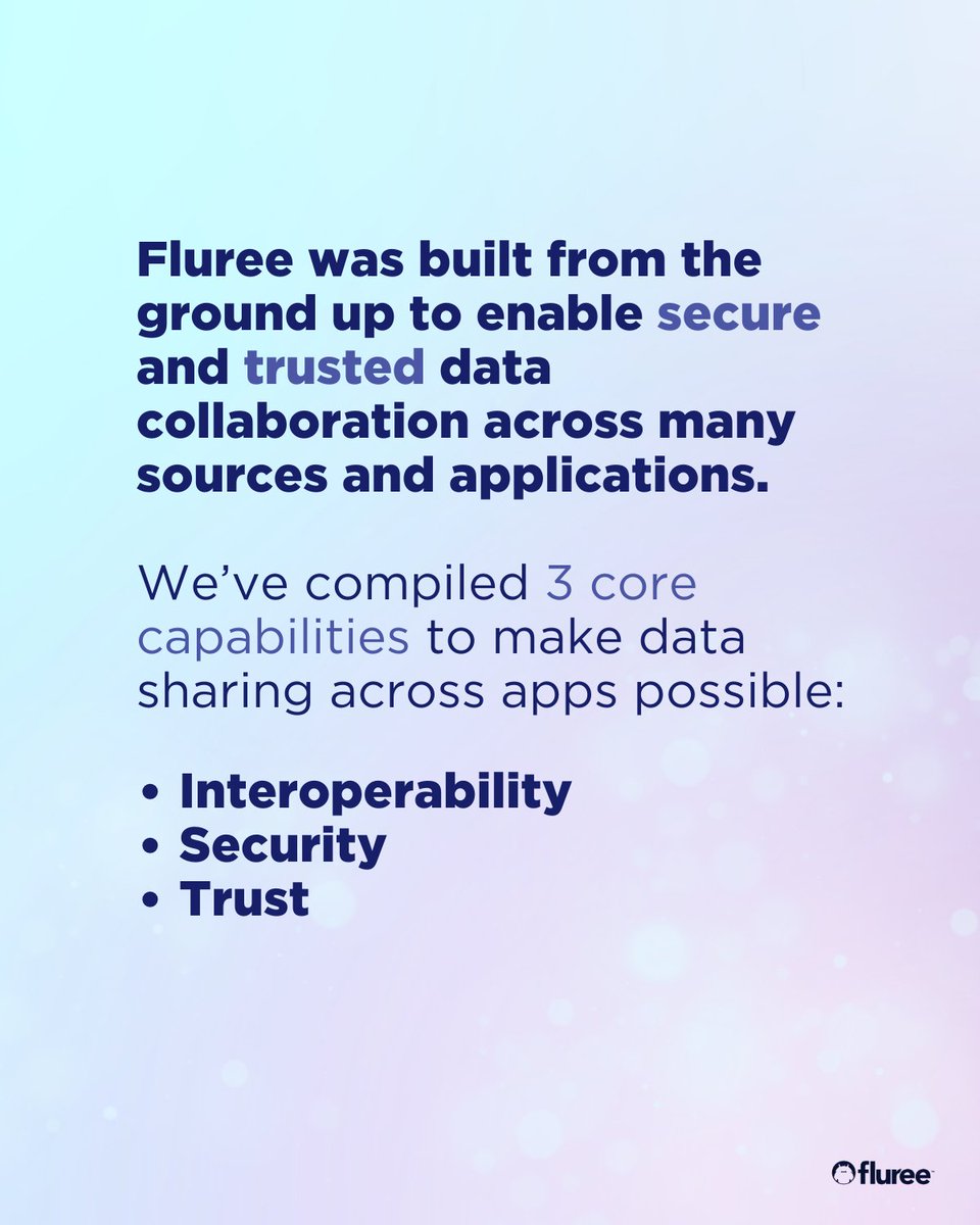 FlureePBC's tweet image. It’s no secret that we’ve created something awesome here at Fluree. But what makes Fluree different? Read below!
#datatechnology #datacollaboration #Interoperability