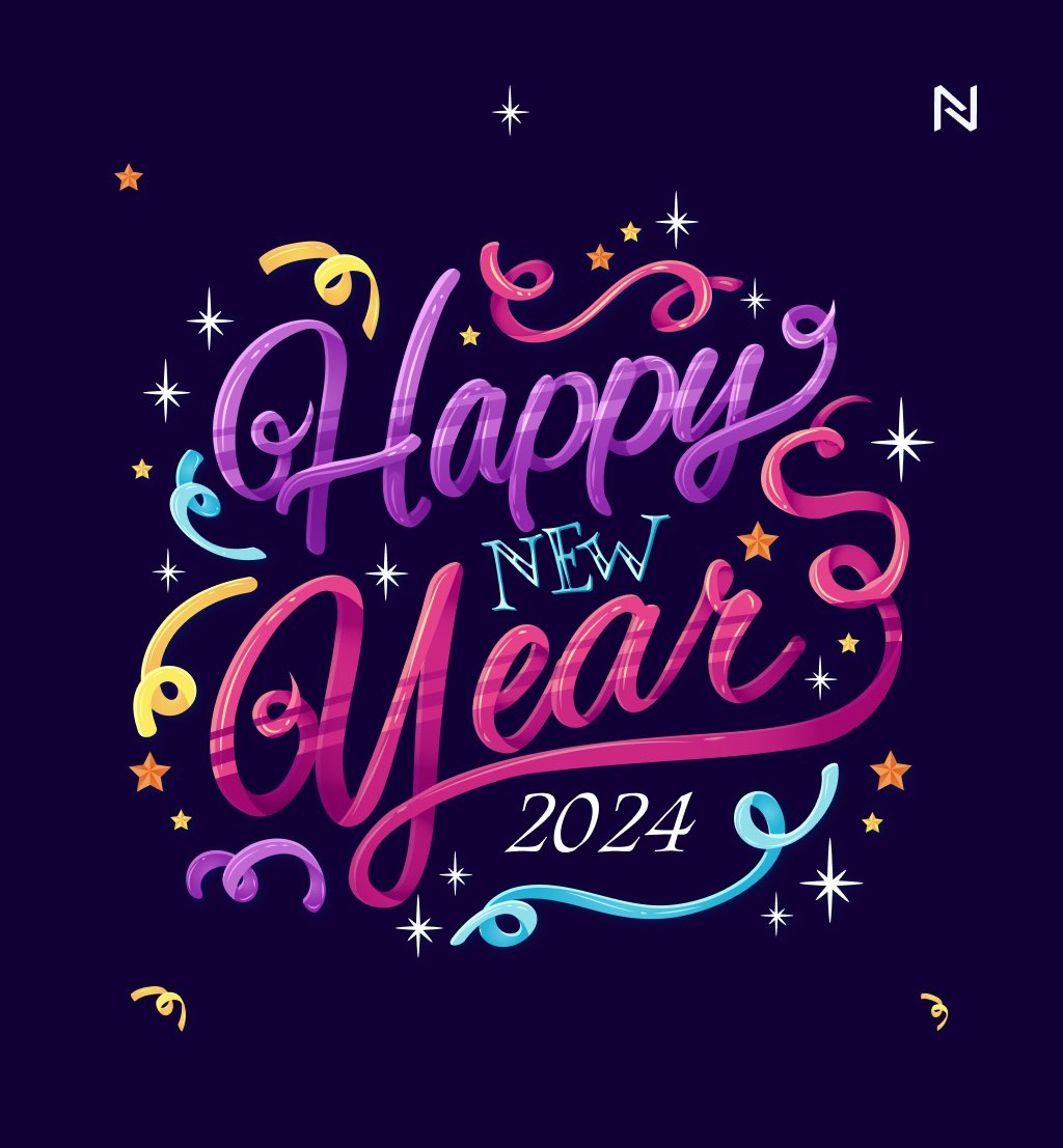 nurdsoft's tweet photo. Happy New Year from NurdSoft! 🎉 Here's to a year ahead filled with inspiration, growth, and incredible achievements. Wishing you a brilliant 2024! 🌟✨ 

#happynewyear2024 #Nurdsoft #softwareengineering #techcommunity #softwaredeveloper #newyear2024 https://t.co/5v3axeZN0u
