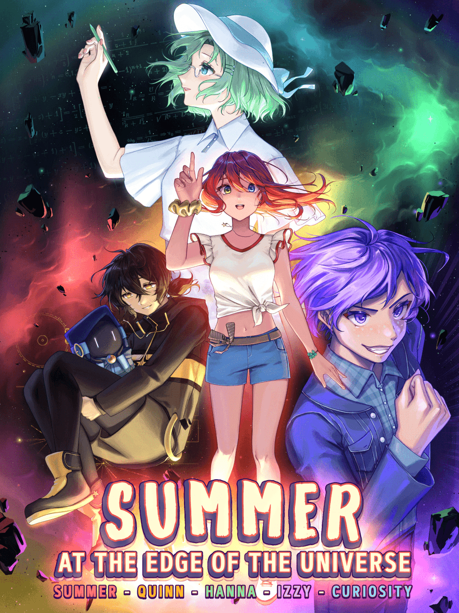 vnstudioelan's tweet photo. In case you missed it...
The demo for our biggest project to date, Summer at the Edge of the Universe, released last night! Travel the universe with your friends on one last journey together ✨
Play it on...
🪐Steam: https://t.co/gDZHPv7ugS
☄️itchio: https://t.co/8MT4LO8yJ6 https://t.co/7U4cZcsATC