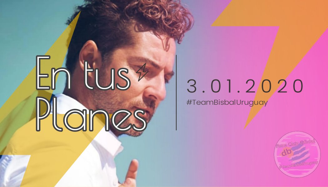 TeambisbalUru's tweet photo. El 3 de enero del 2020 se lanzaba #EnTusPlanes de @davidbisbal
En tus planes es el séptimo álbum de estudio del cantante español.
@UniversalSpain @UMUruguay
#disco #davidbisbal #Tbt https://t.co/4CJC58kfWc