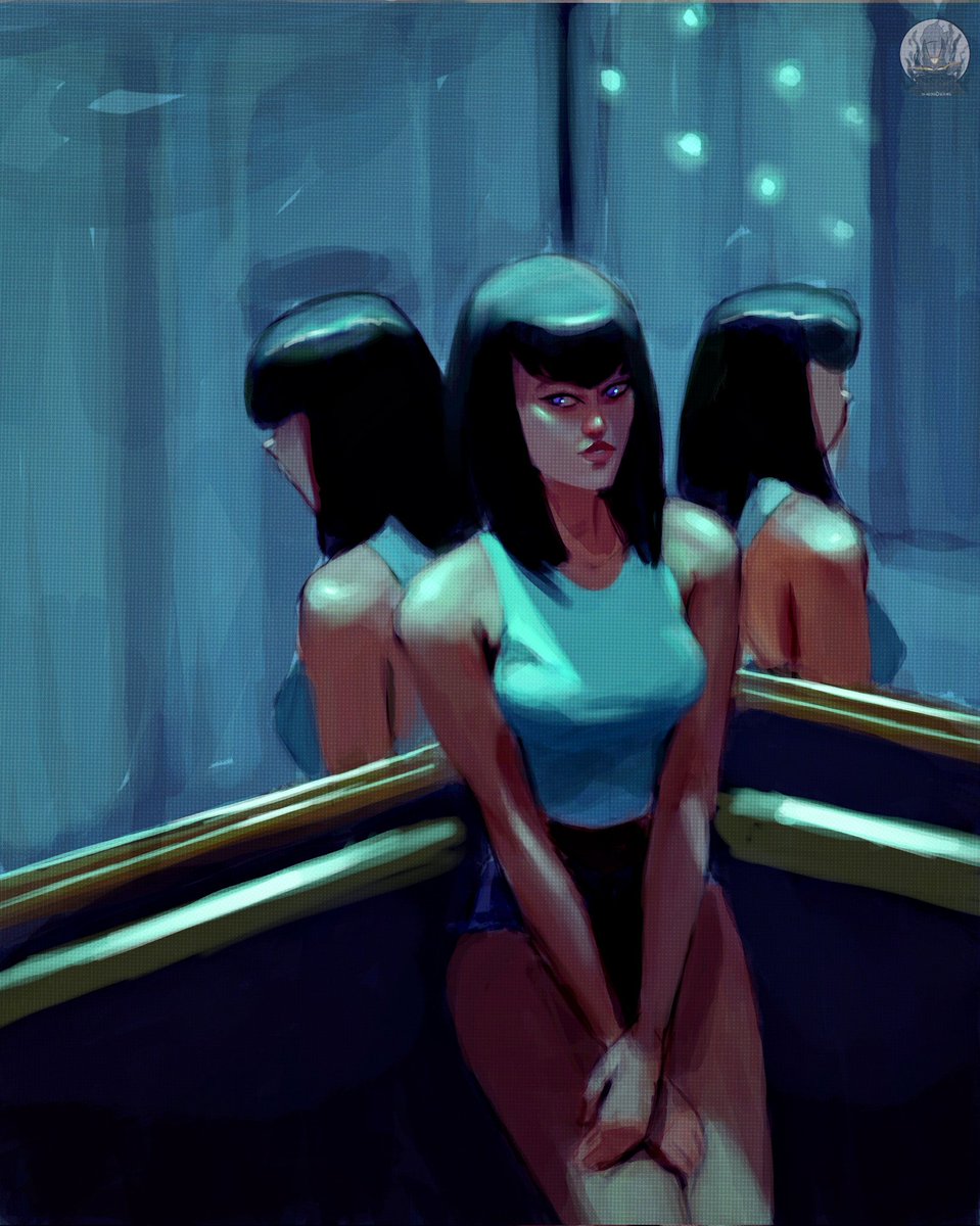 exile062's tweet image. My first drawing of the year. #digitalart #illustration #artflow #NewYear #2024