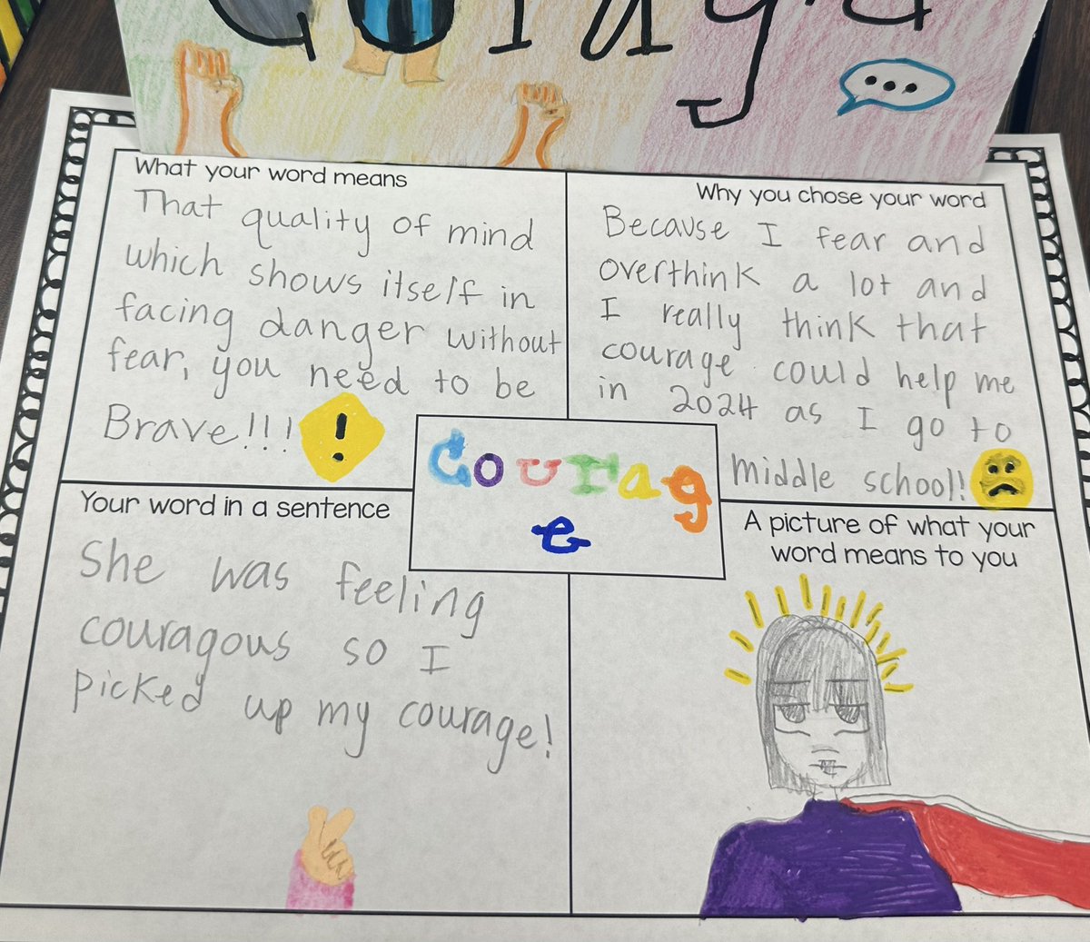MrsSappGT's tweet photo. GT students @NISDThornton are embracing 2024 cultivating our scholarly habits! With a focus on goal-setting and perseverance, we're choosing one word to guide our personal growth in 2024. Here's to a meaningful and purposeful year ahead! 🎉 #NewYear2024 @NISDGTAA https://t.co/n5vi79k87u