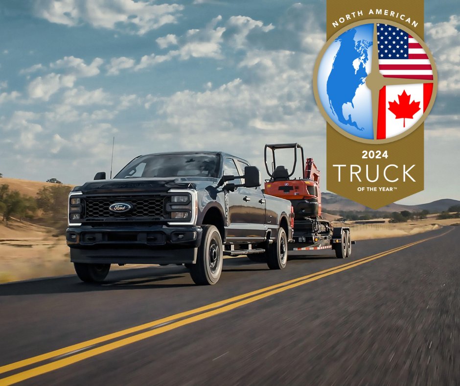 The Ford F-Series Super Duty, the ultimate workhorse for weekend warriors and builders, is the 2024 North American Truck of the Year™.