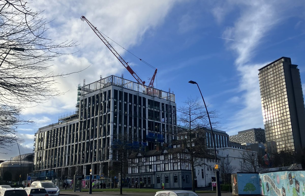 It’s great to see the progress being made at Sheffield Hallam University’s new city campus buildings which are transforming a key gateway into the city centre.