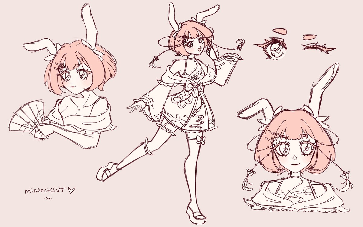 MinsocksVT's tweet photo. birthday bunny 🍓🐰

【 #minnieILLUST | #minsocksART #vtuber】 https://t.co/kpVbOk5Xff