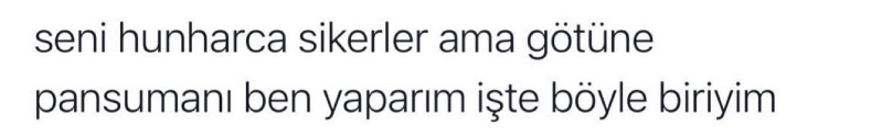 Bunu ben tivit atmaliydim dediğim bir tivit dkdkx