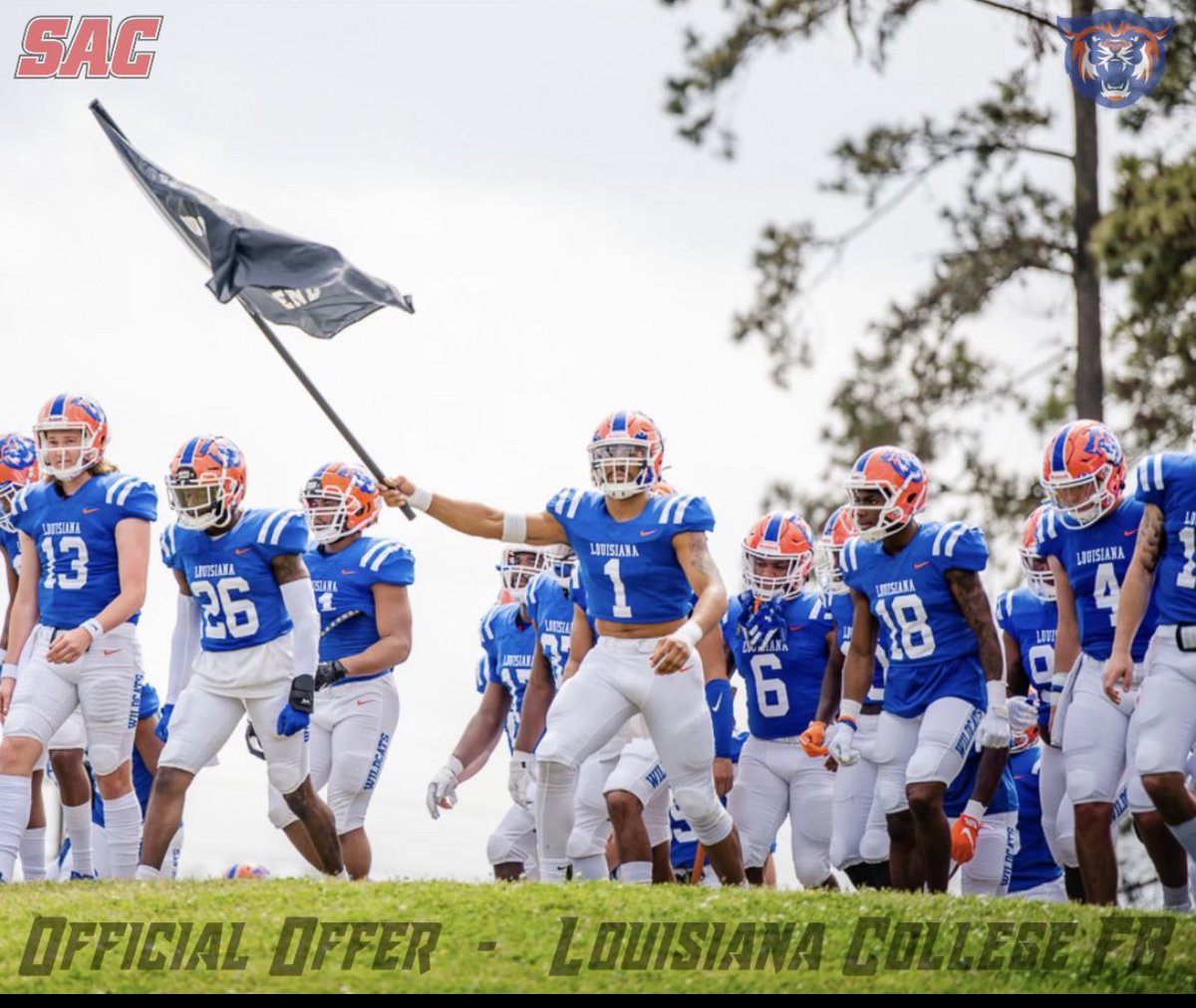 KJBradley15's tweet photo. After a great conversation with @drewmaddox8 I am blessed to receive an offer from @LCU_ftball https://t.co/00UzF6OTq3