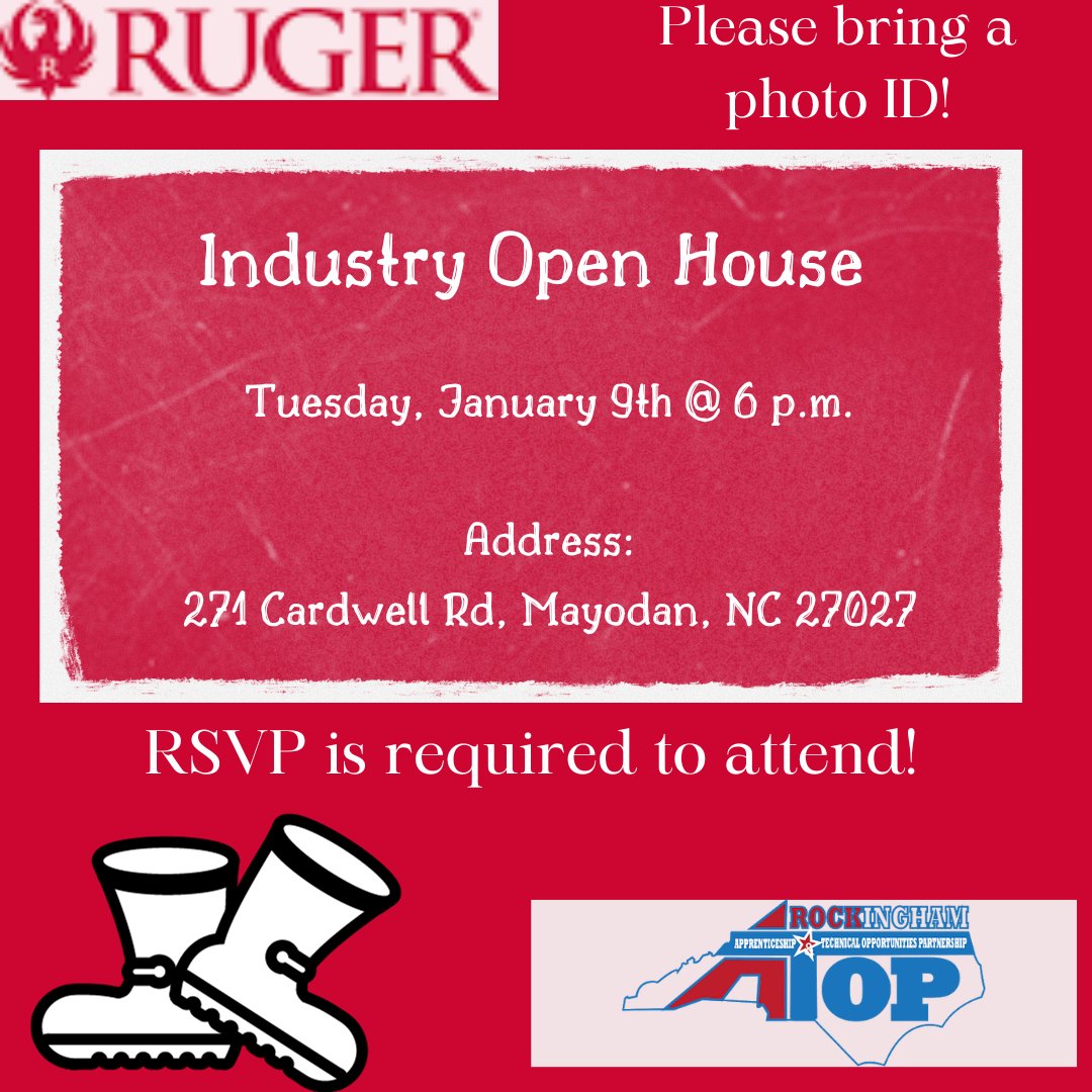 NO ONE UNDER 16 can attend this Info Session. All participants must wear long pants and closed toe/heel shoes. Once your RSVP is received, you will receive an email with instructions on completing the security paperwork. This must be done before arrival.